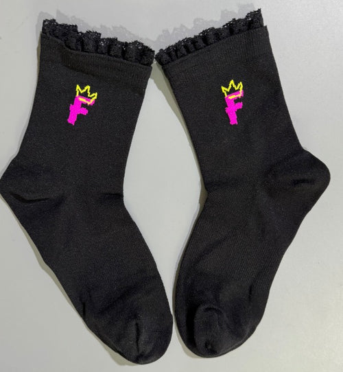 Lace running socks