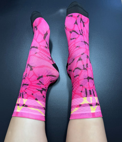 Pink Goat Performance Socks